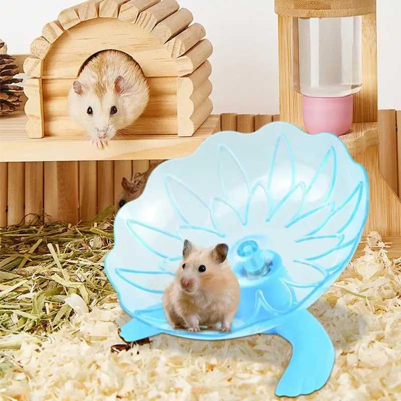 Silent Hamster Wheel Hamster Running Wheels Mice Cage Accessories Stable Transparent Jogging Spinner Pet Enrichment For Ferret M251205