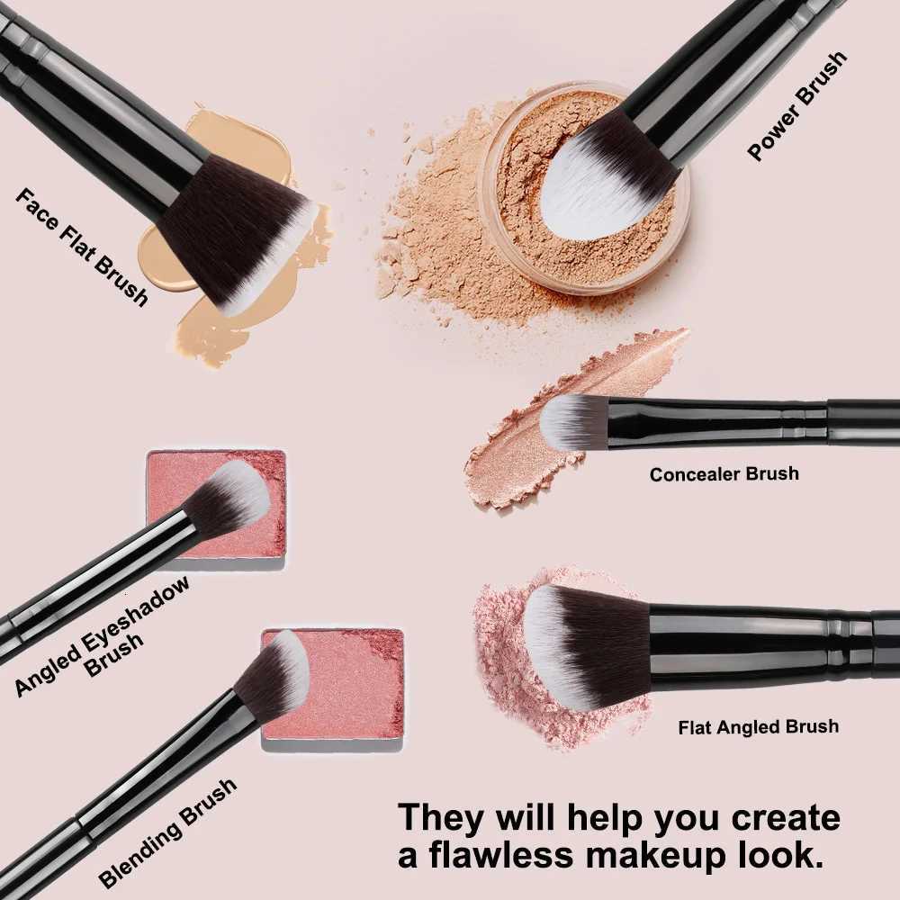 NEW 14PCS Makeup Brushes Set Soft Fluffy Foundation Blush Powder Eyeshadow Blending Female Cosmetics Beauty Tool Christmas giftT251205