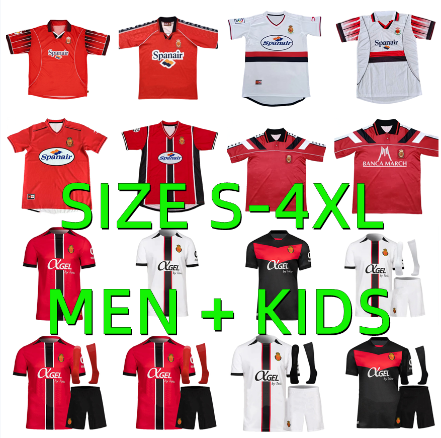 2025 2026 RCD Mallorca Soccer Jerseys 1994 1995 1996 1997 2000 2001 2002 Retro SANCHEZ ABDON A. RAILLO VALJENT MURIQI BABA GRENIER 24 25 26 Mens kids kits Football Shirt