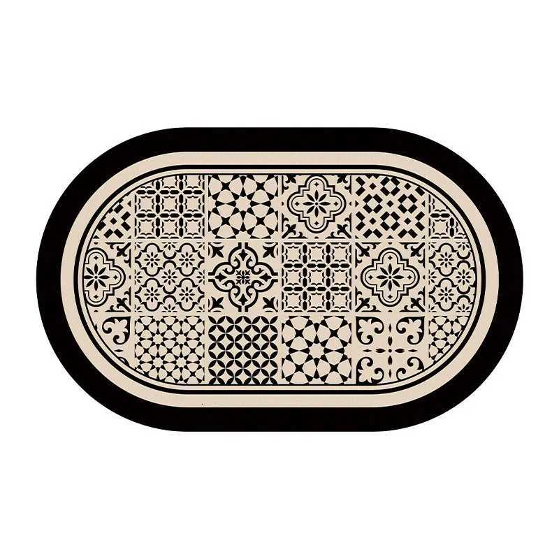 American Style Bathroom Mat Diatomaceous Earth Floor Mat Water Absorption Quick Drying Anti-Slip Floor Mat Toilet Foot Mat H251205