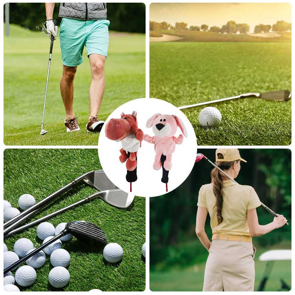 Animal Golf Club Headcover for Driver460CC Fairway Golf Accessories Golf Headcover ProtectorGolf Wood Cover Noverty Cute Gifts Y251205S