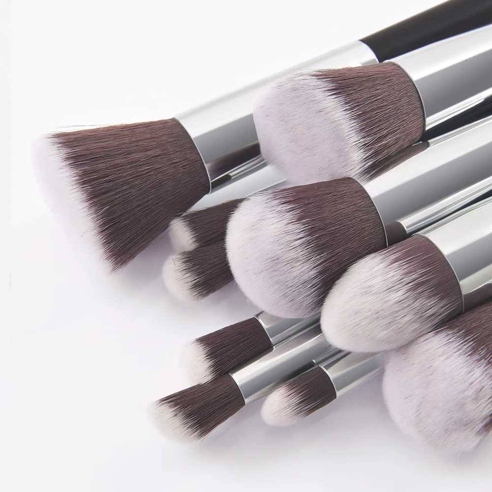 10PCs Mini Makeup Brush Set Cosmetict Makeup For Face Make Up Tools Women Beauty Professional Foundation Blush EyeshadowT251205
