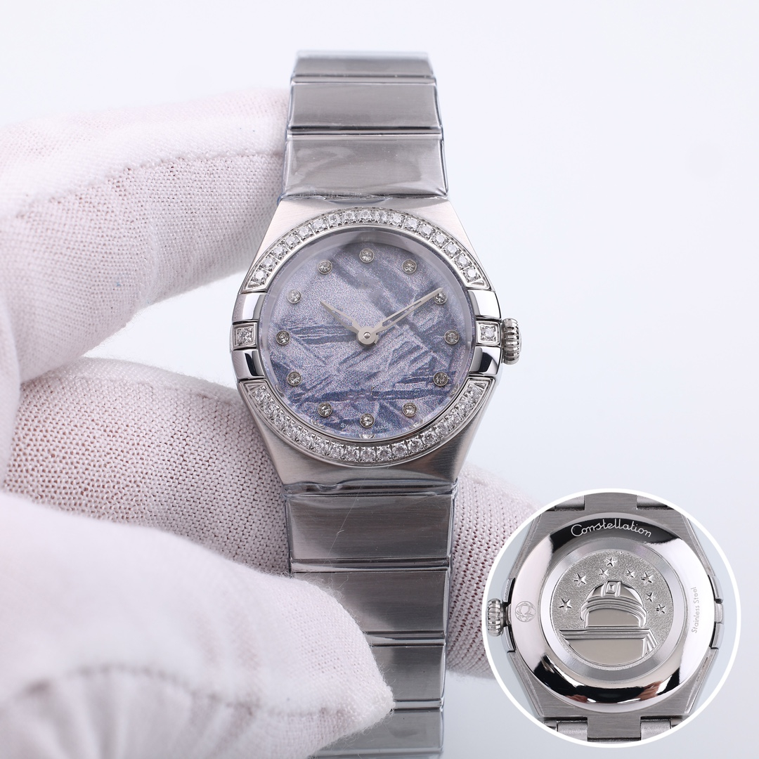 Women OM CONSTELLATION Watches 28MM Automatic Movement Stainless 2026 Steel Watch womens Mechanical Quartz Wristwatches waterproof Luminous montre de luxe #167