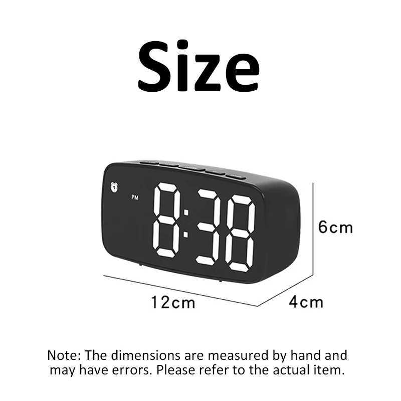 Super Loud Vibrating Alarm Clock LED Table Clock with Brightness Adjustment Desktop Clock for Heavy Sleeper Deaf Hard of Hearing M251205 - view 7
