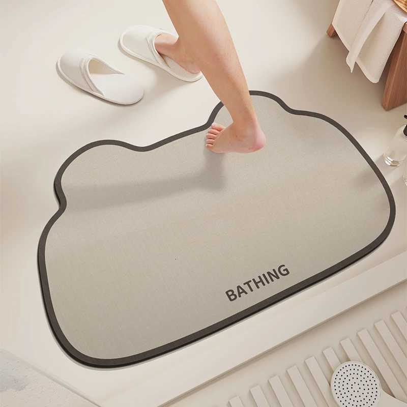 VIKAMA Bathroom Floor Mat Diatom Mud Anti-Slip Absorbent Mat Bathroom Toilet And Kitchen Door Mat Home Decoration H251205