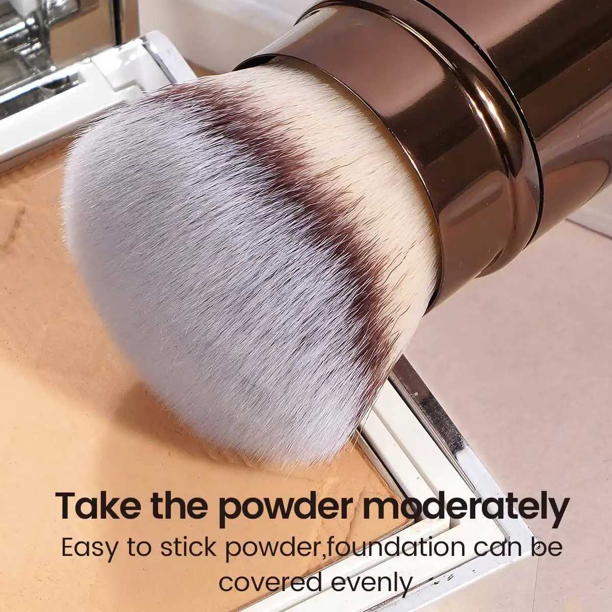 Makeup Brushes Double Head Foundation Powder Concealer Blusher Bronzer Makeup Brush Soft Fiber Hair Cosmetic Beauty ToolsT251205
