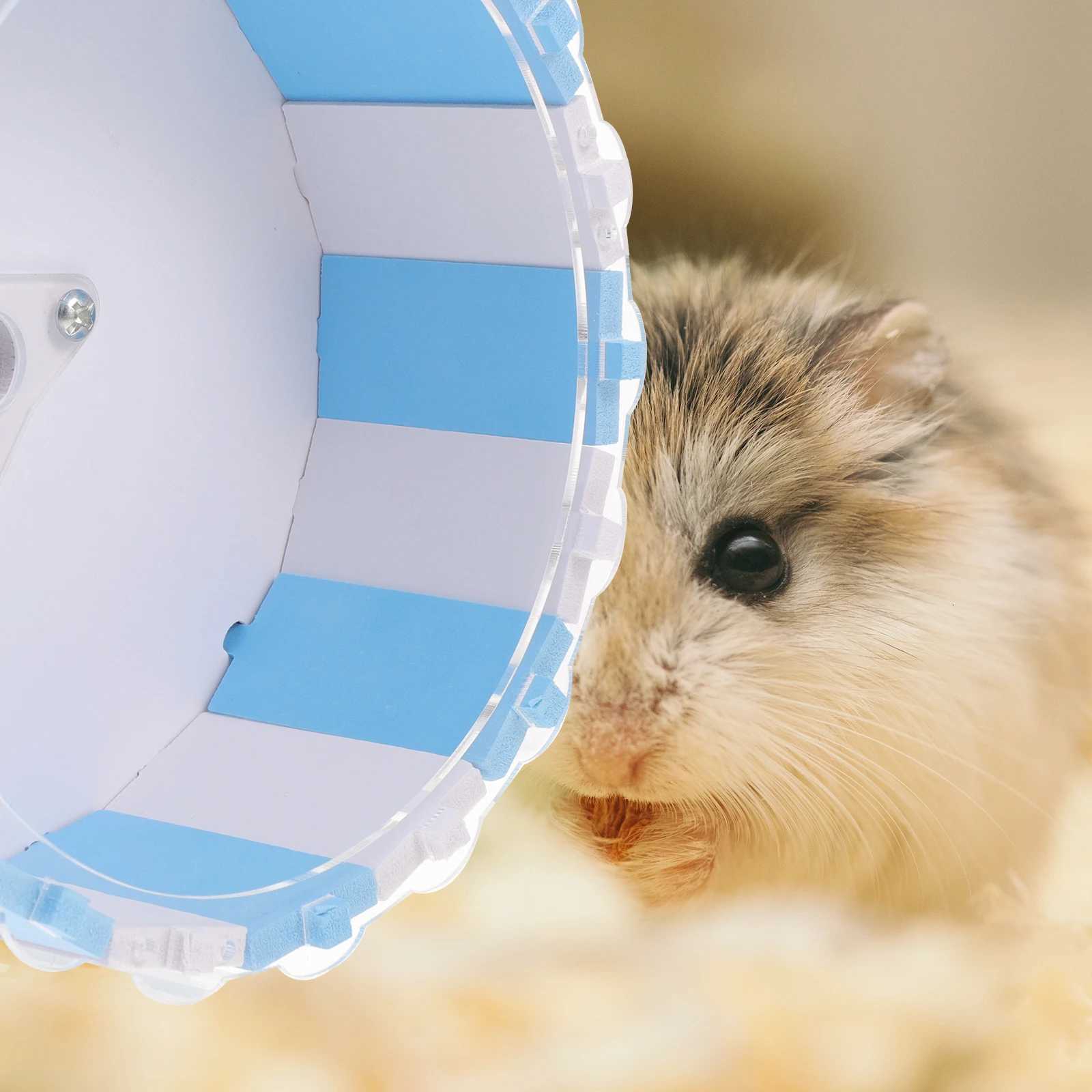 SUPVOX 1pc Colored Hamster Running Wheel Flying Saucer Small Animal Exercise Toy Plastic Gerbil Jogging Walker Pet Plaything M251205
