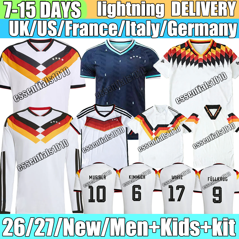 XXXL 4XL Soccer Jerseys Deutschlands trikot Retro trikot Musiala Adeyemi Kimmich FULLKRUG Germany soccer jersey SANE Woltemade Wirtz football shirt Men kids kit