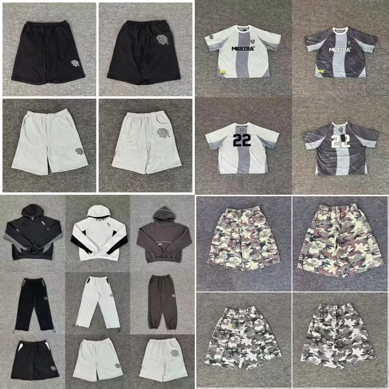 Mertra T-Shirt American Vintage Acid Wash Hoodie Unisex Heavyweight Cotton Sweatshirt Short Sleeve Shorts Oversized Loose Fit Daily Streetwear