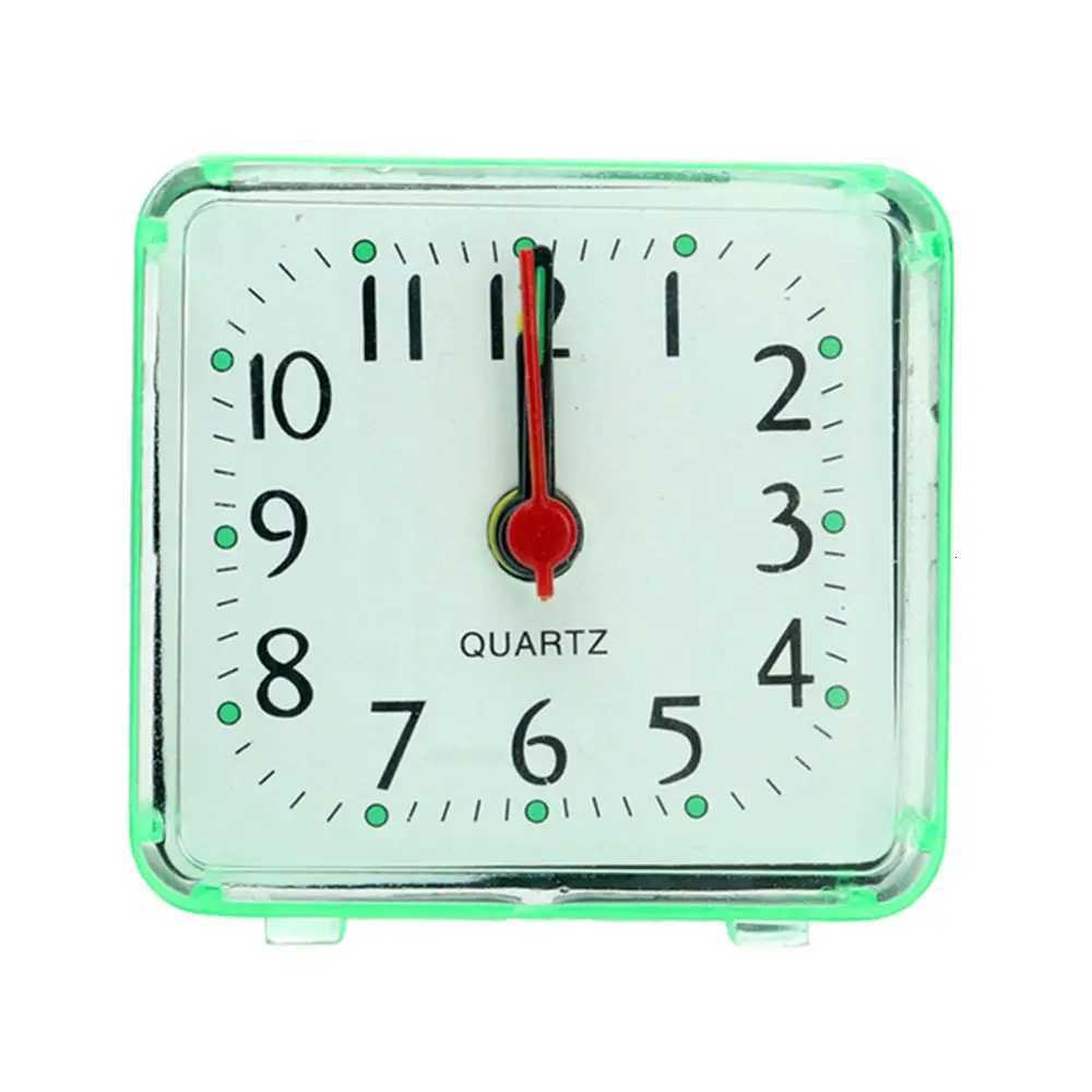 Bedside Small Alarm Clock Quartz Battery Square Candy Color Student Bedroom Alarm Clock Silent Table Clock For Child Desk Alarm M251205 - view 7