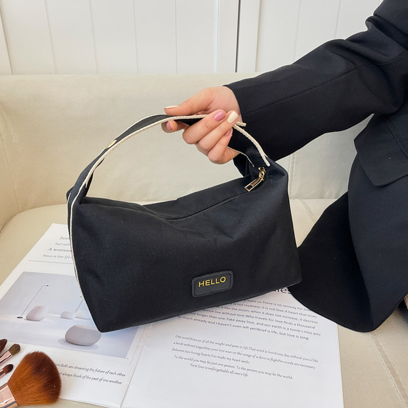 Stylish New Arrival: Large Capacity Tote Makeup Bag - Versatile Travel Toiletry & Skincare Organizer - Premium Commuter Bag for Women