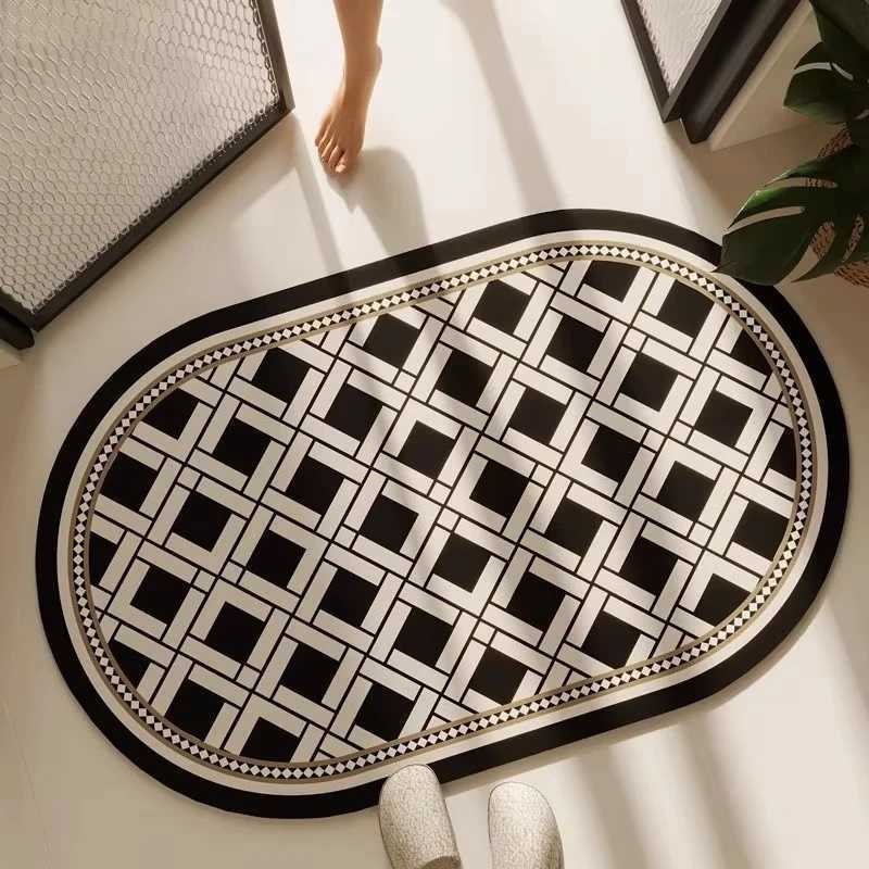 Vikama Silica Mud Luxury Pattern Soft Mat Suitable For Bathroom Floor Mats And Home Decorative Carpets In The Bathroom Area H251205