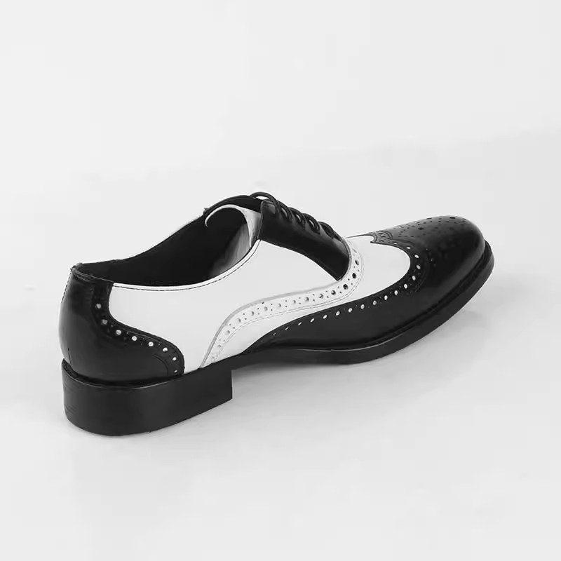 Handcrafted Premium Leather Oxford Shoes for Men - Stylish Laced-Up Footwear