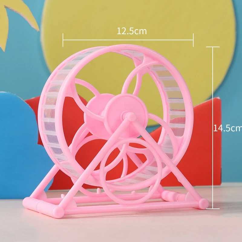 Hamster Running Wheel HamsterUltra Quiet Anti Jamming Small Animal Sports Running Wheels HamsterCage Accessories Toys Hamster M251205