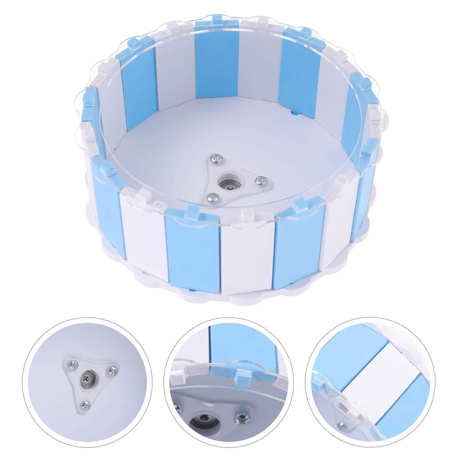 SUPVOX 1pc Colored Hamster Running Wheel Flying Saucer Small Animal Exercise Toy Plastic Gerbil Jogging Walker Pet Plaything M251205