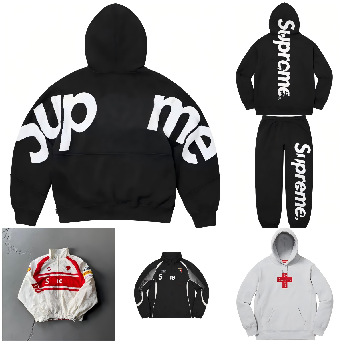 2025 New Men's hoodie superme designer hoodie American street fashion brand letter embroidery hoodie Sportswear Embroidered Patterns Retro Racing Jacket y2k