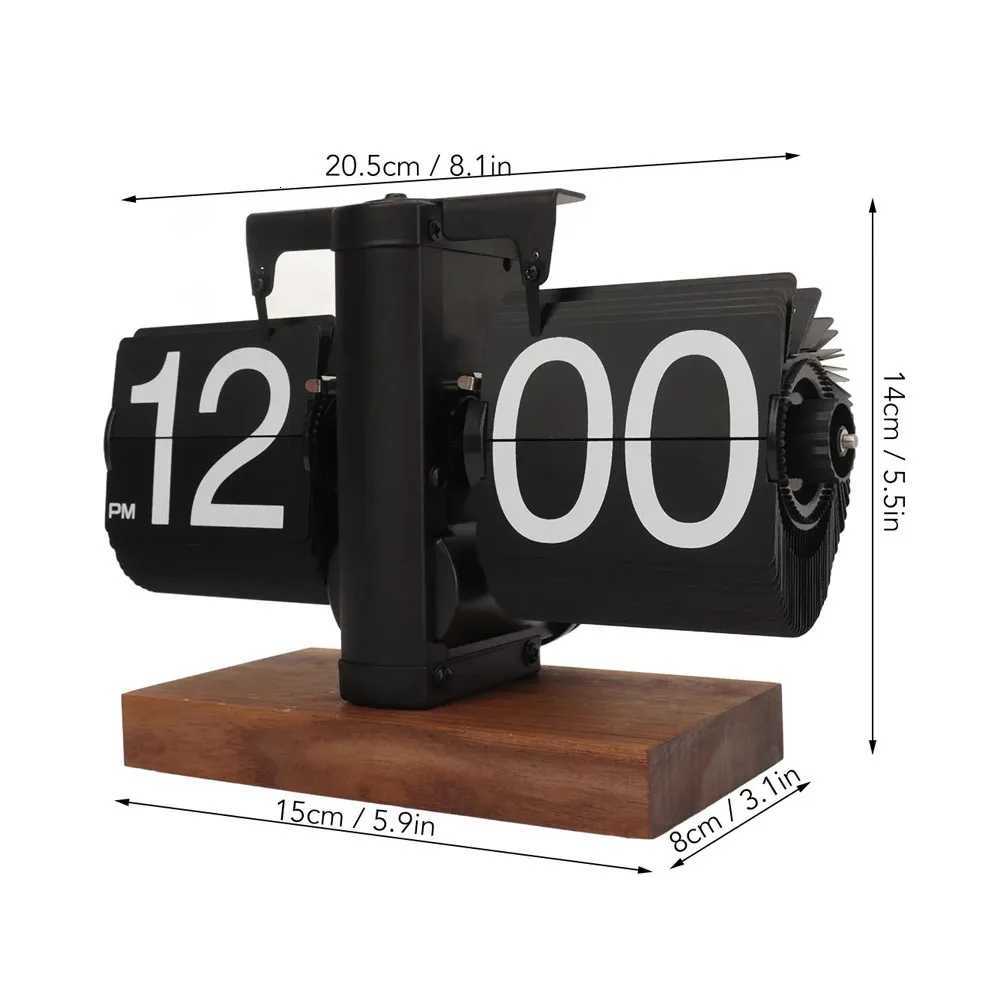 Automatically Page Turning Flipping Clock for Modern Home Office DecorationFull of Sense of TechnologyA Battery Included M251205 - view 6