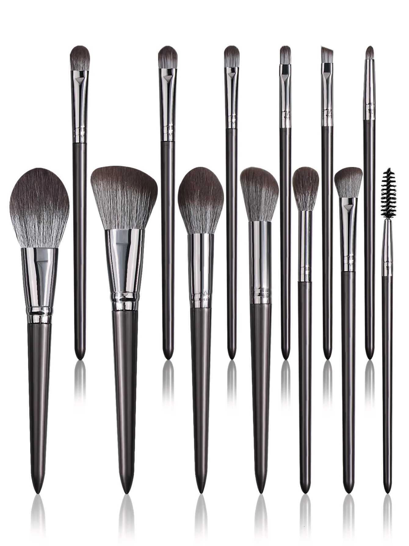 13pcs professional makeup brush set Loose powder blush brush eyeshadow brush eyelash brush lip brush complete makeup toolsT251205