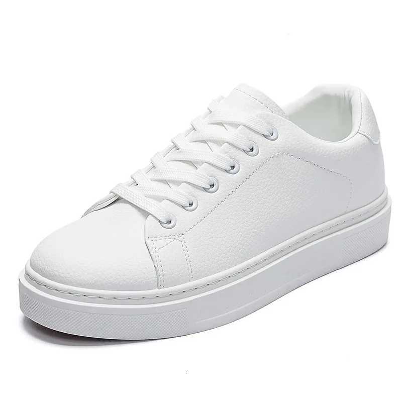 New Fashionable Personalized Mens Casual Board Shoes Versatile Flat White Shoes Mens Flat Shoes W251205