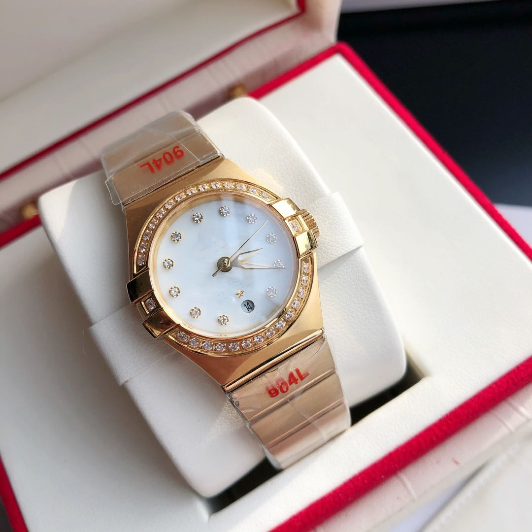 Mens WOMEN OM CONSTELLATION Automatic Movement watch Wristwatch Designers Men Watches Stainless Steel Wristwatches Montre de luxe women Wristwatch #355