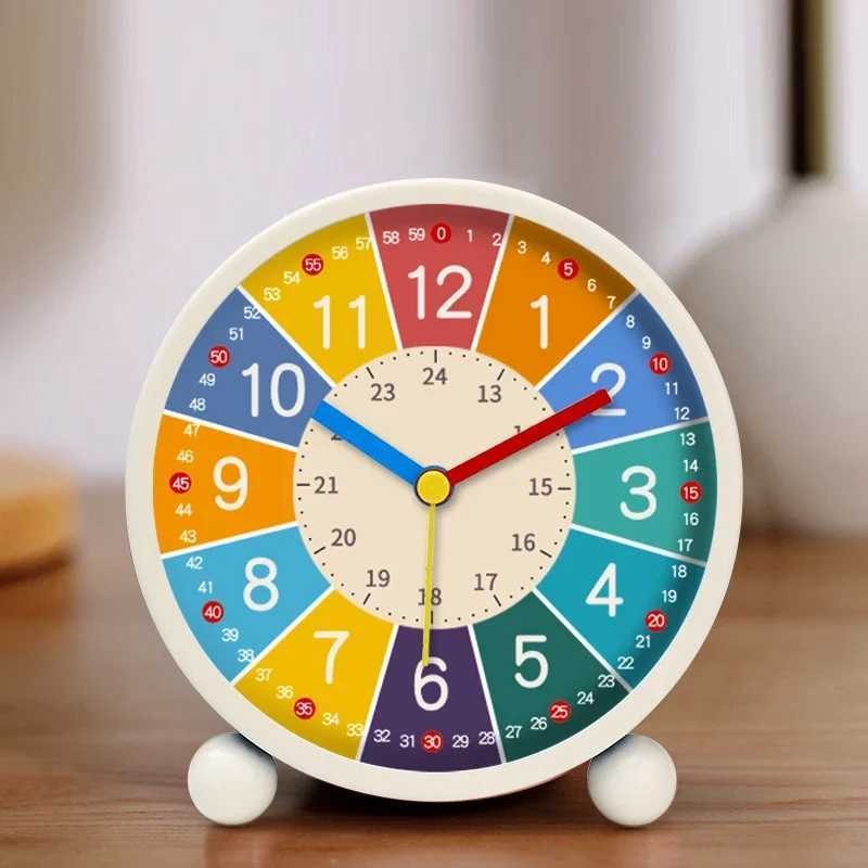 Early Learning Desktop Alarm Clock Children Wake Up Alarm Clock Living Room Bedroom Silent Desktop Clock Desktop Clock M251205 - view 6