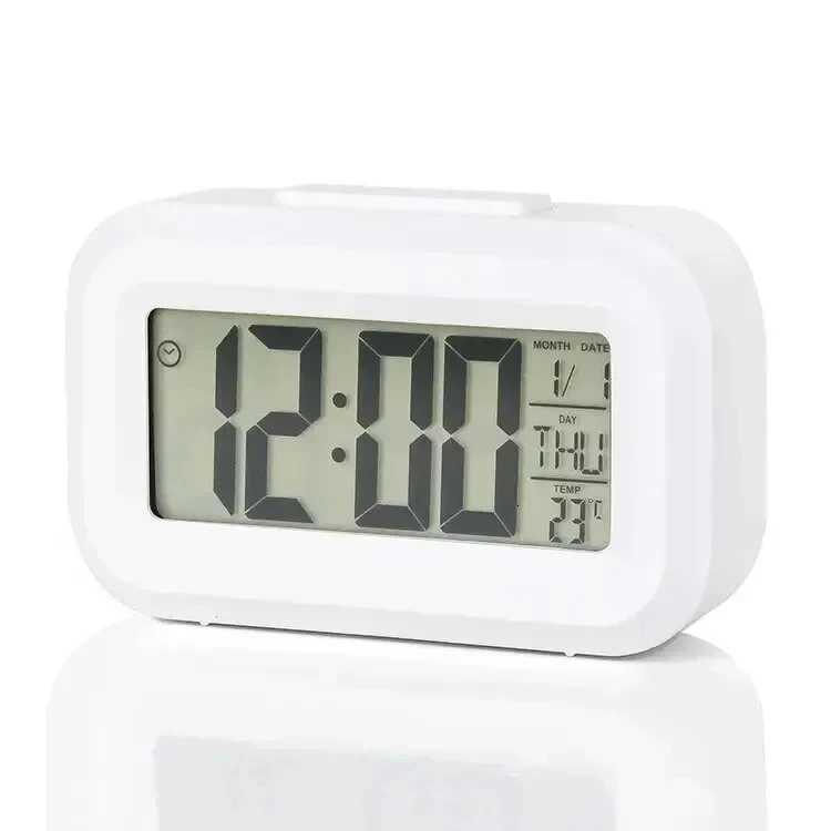 1pc LED Digital Alarm Clock Backlight Snooze Data Time Calendar Desktop Multifunction Electronic Backlight Table Clock M251205 - view 7