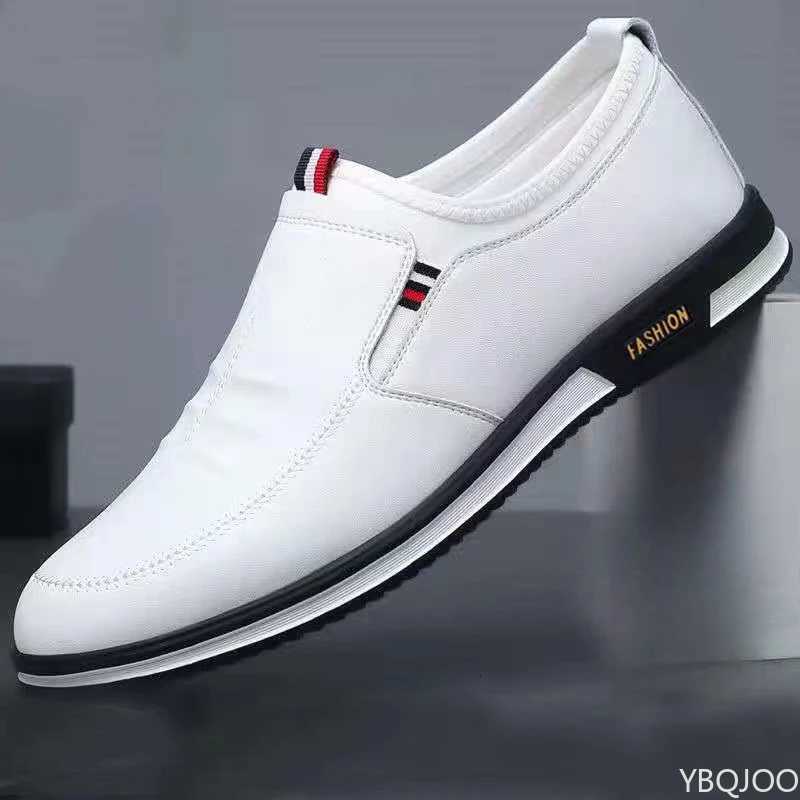 New Business Leather Shoes Trendy casual Mens shoes Fashion comfortable lazy Flats Male lightweight driving shoe Zapatos Homme W251205