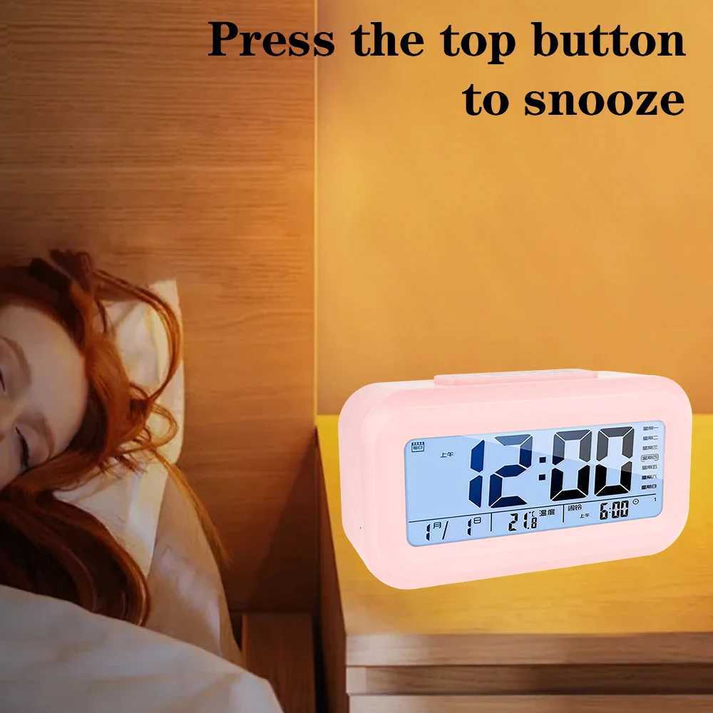 LED Digital Alarm Clock for Office Simple Clocks Home Bedroom Desktop Mini Electronic Clocks Desk Clock M251205 - view 7