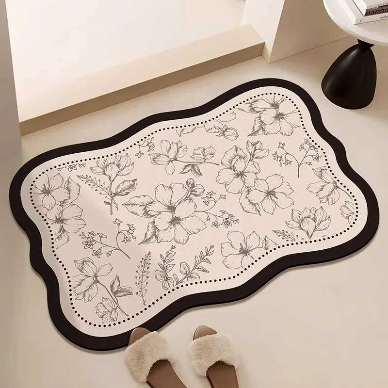 Bathroom Floor Mat Soft Diatom Mud Toilet Carpet Absorbent Quick-drying Bath Mats Doormat Anti-slip Rug Bloc H251205