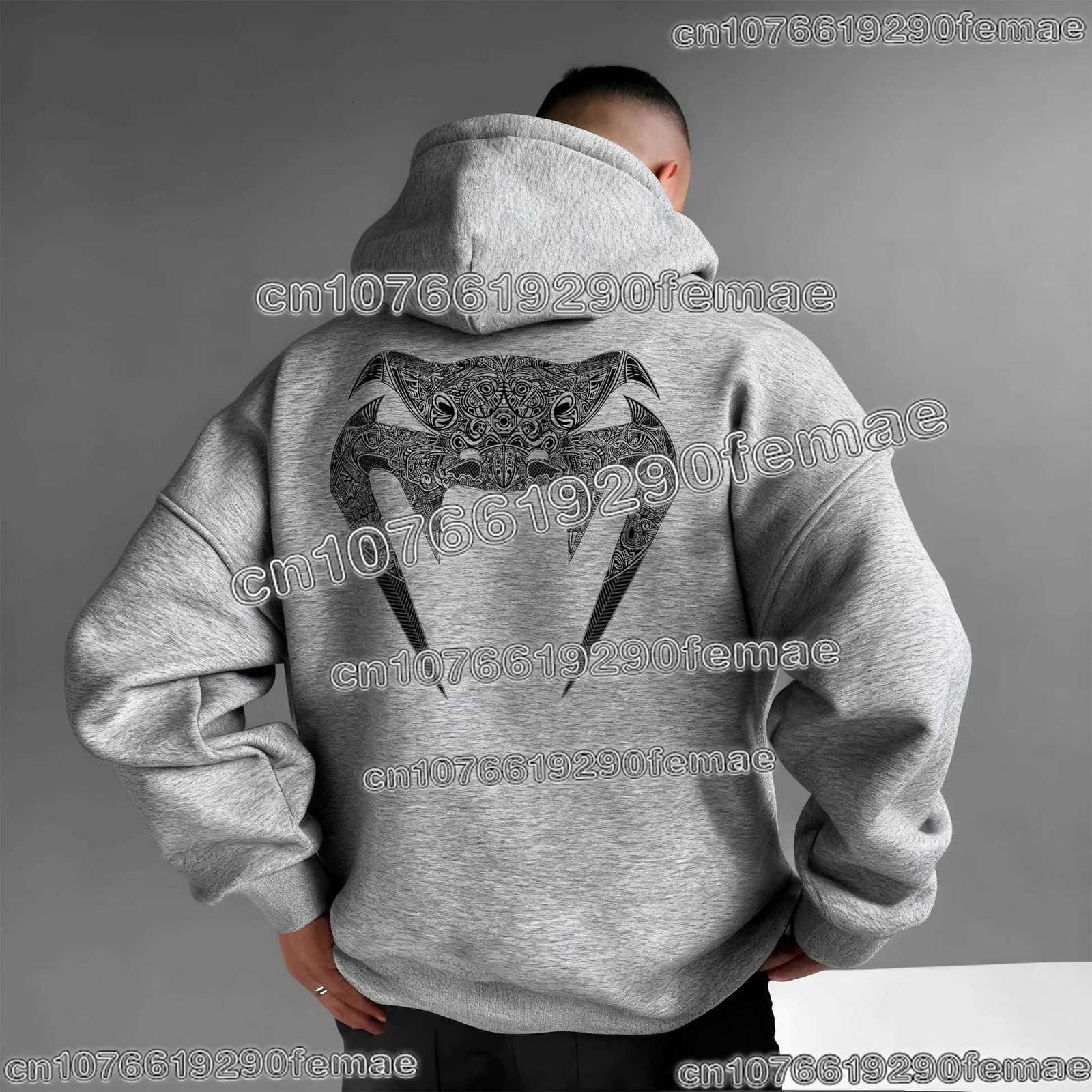 MMA 2026 Men Cotton Hoodie Training Sweatshirt Loose Fit Comfortable Sportswear for Daily Boxing Fighting Gym X2512051