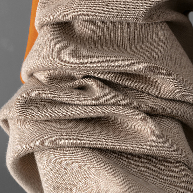 Knitted Fashion Set Round Neck Top Loose Casual Sweatpants Women Style one Size