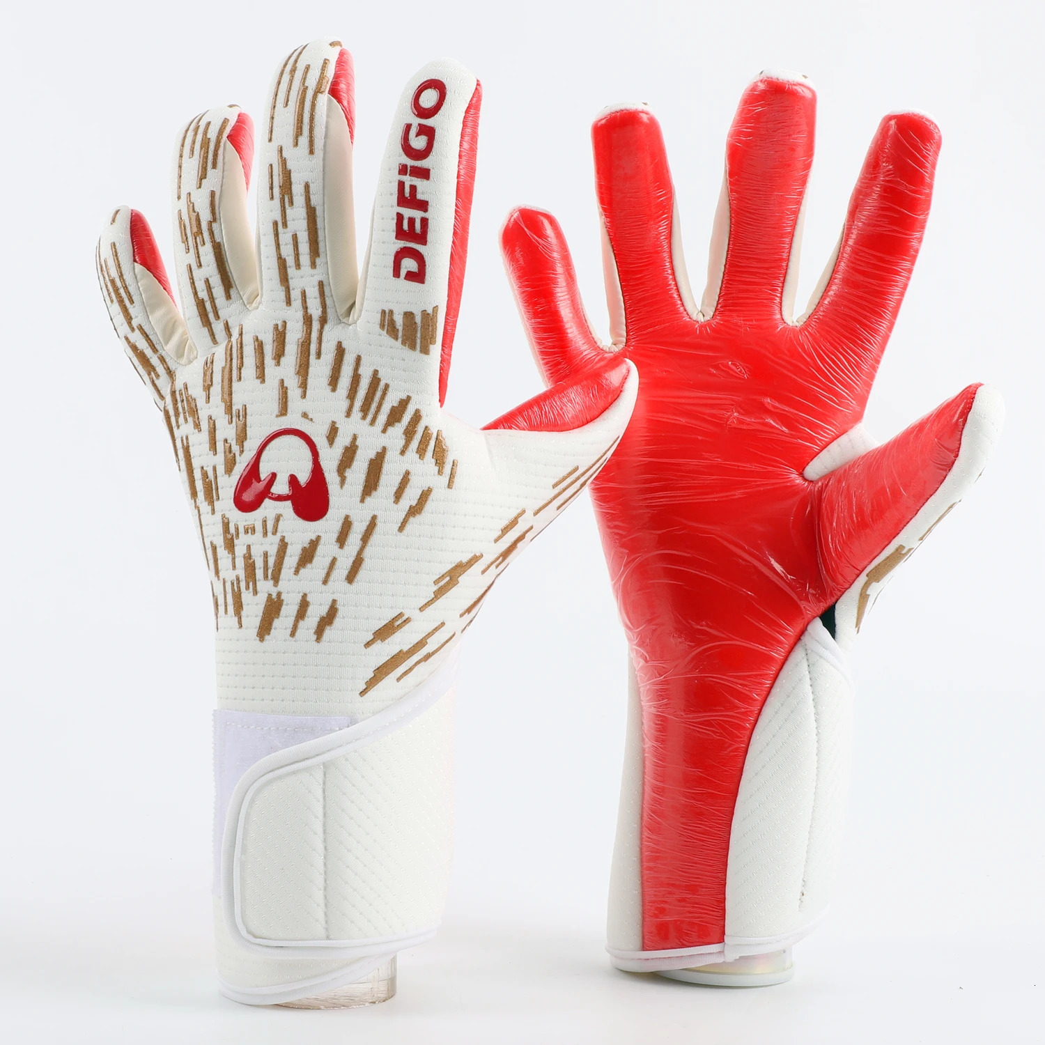 Mens Boys Thicken Latex Goalkeeper Gloves Soccer Football Professional Match Games Training Goal Keeper Anti-slip Goalie Gloves 251129