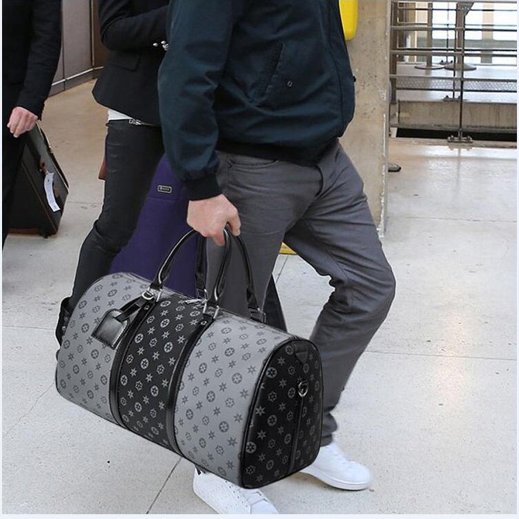 Designer Top Fashion men Duffel Bags women travel duffle bag Brown flower luggage large capacity sport handbags Designers Tote