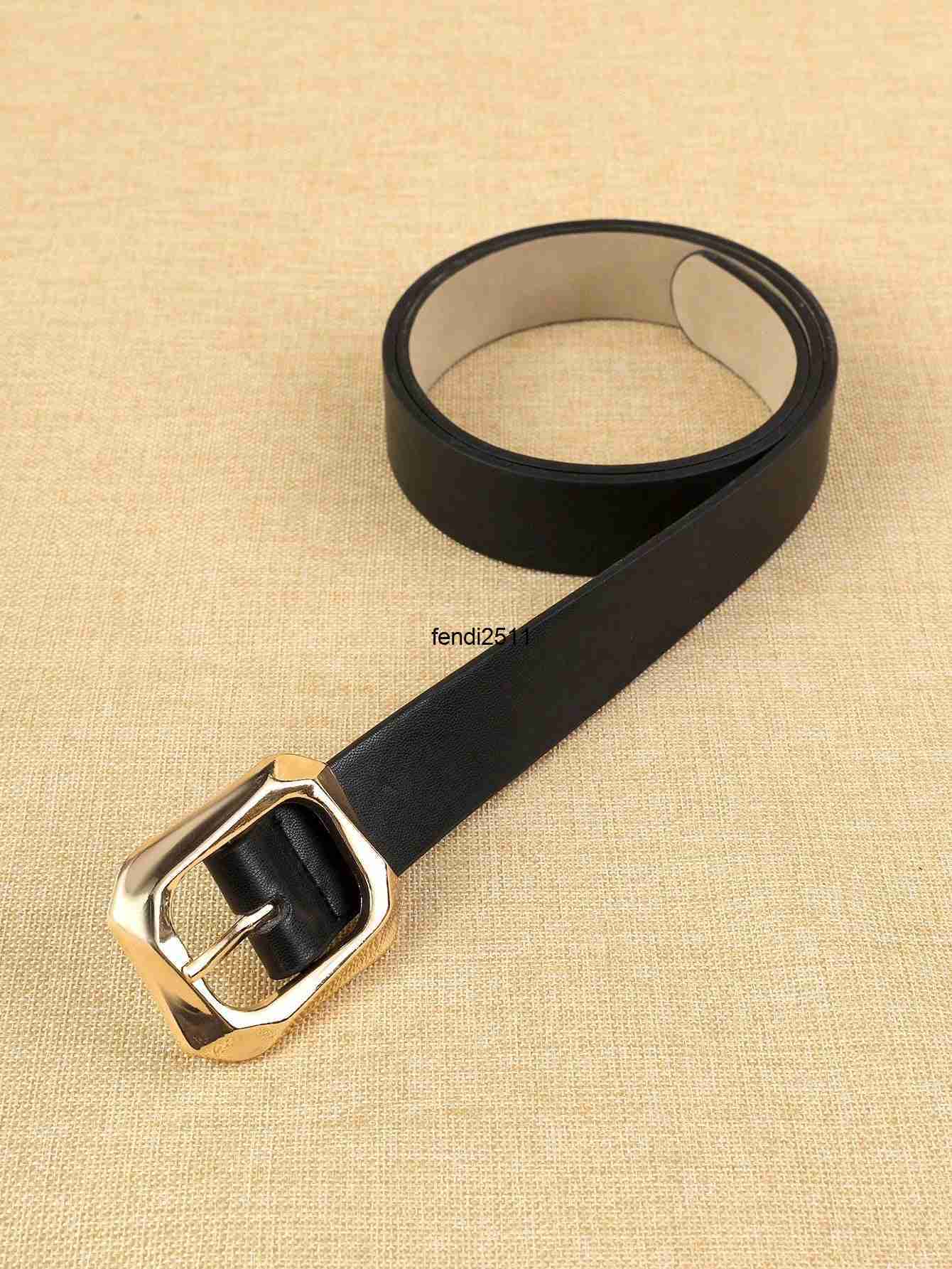 Belts 1 piece of black PU belt for ladies with square metal buckle bohemian style fashionable and trendy clothing suitable for shopping must-have outfit