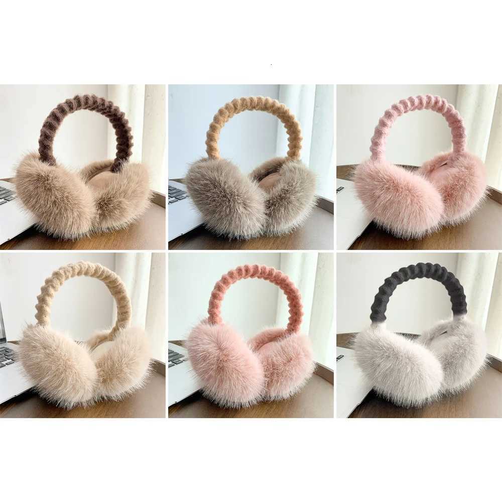 Plush Ear Muffs Soft Hair Bands Ear Cover Keep Warm Cold Protection Warm Earmuffs WomenXJ251205 - view 4