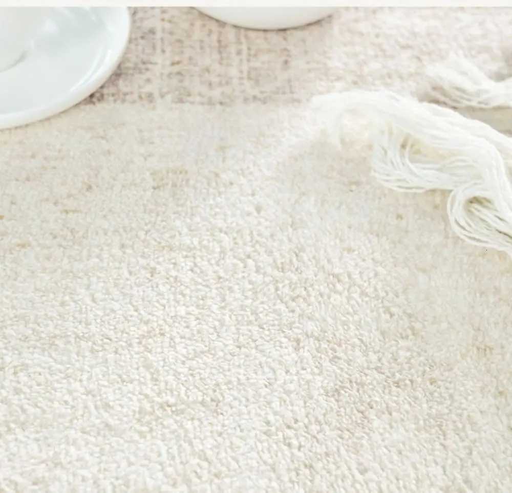 VIKAMA Simple Style Bedroom Rug Room Decoration Girls Bed Mat Home Decoration Soft Plush Strip Area Rug H251205