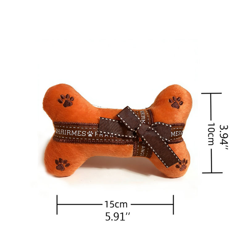 Designs Unique Squeaky Plush Dog Toys Pup Collection Toys Dog Bones