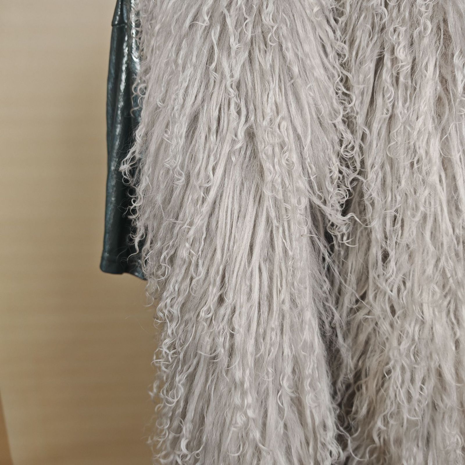 100% Genuine Mongolian Wool Curly Hair Scarf Winter Warm Long Boa Scarves Wraps Neck Warmer Fur Scarfs 251017