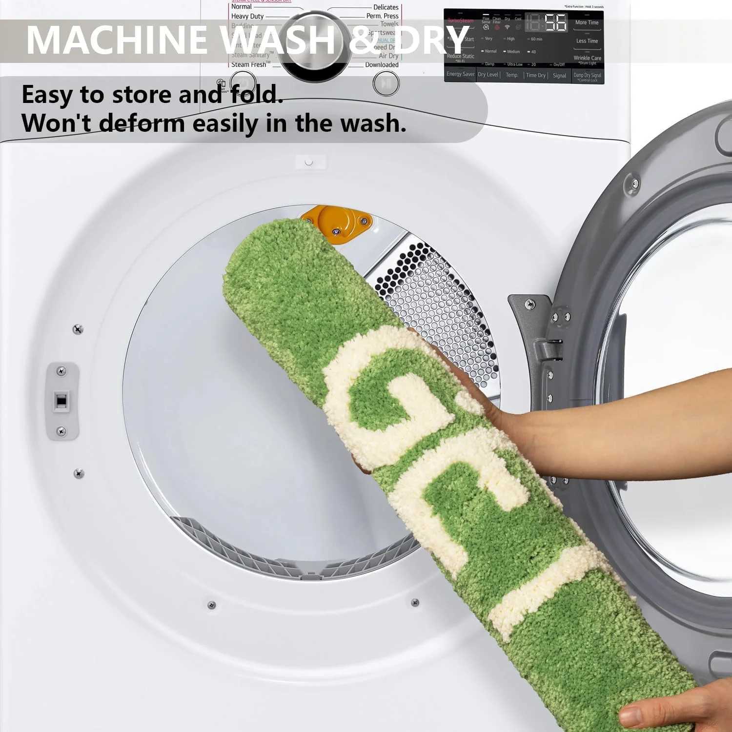 VIKAMA Get Naked Bath Mat Rugs Non-Slip Funny Bath Mat Machine Washable lrregular Shaped Shower Rug Water Absorbent Bathroom Mat H251205