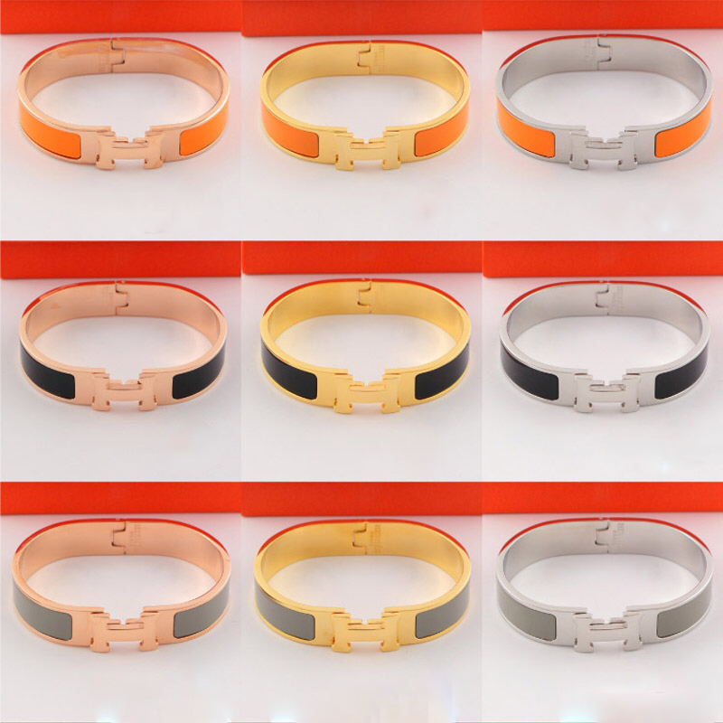 bracelet designer bracelet enamel bracelet luxury classic fashion high quality designer jewelry women men exquisite shiny party jewelry multiple color size 17 19