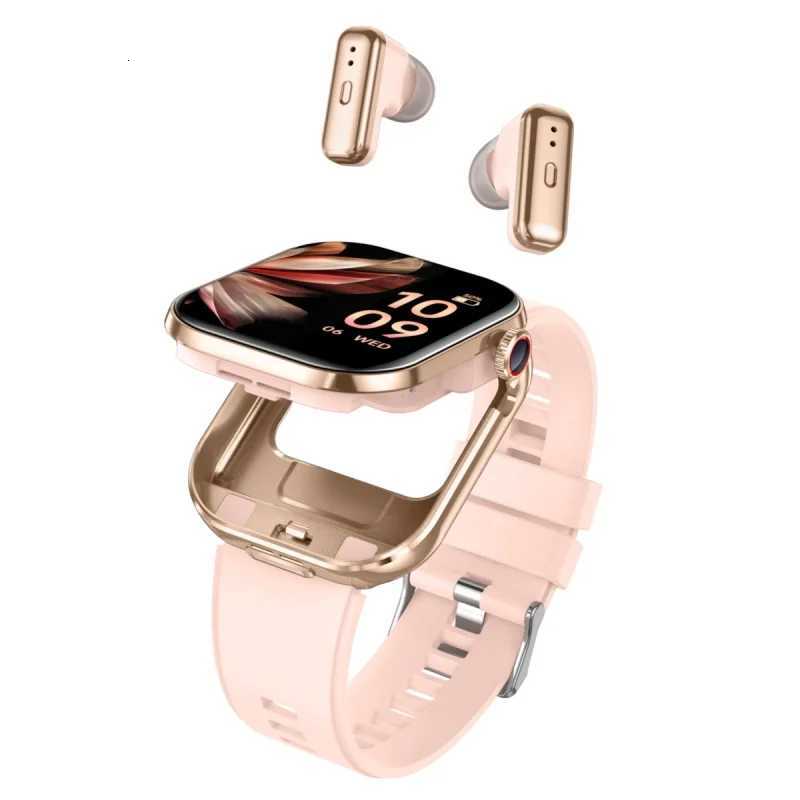 T99 Smartwatch Wireless TWS Earbuds 202inch IPS 320x385 BT50 Call IP67 Waterproof Smart Bracelet 300mAh New Watch Y251205