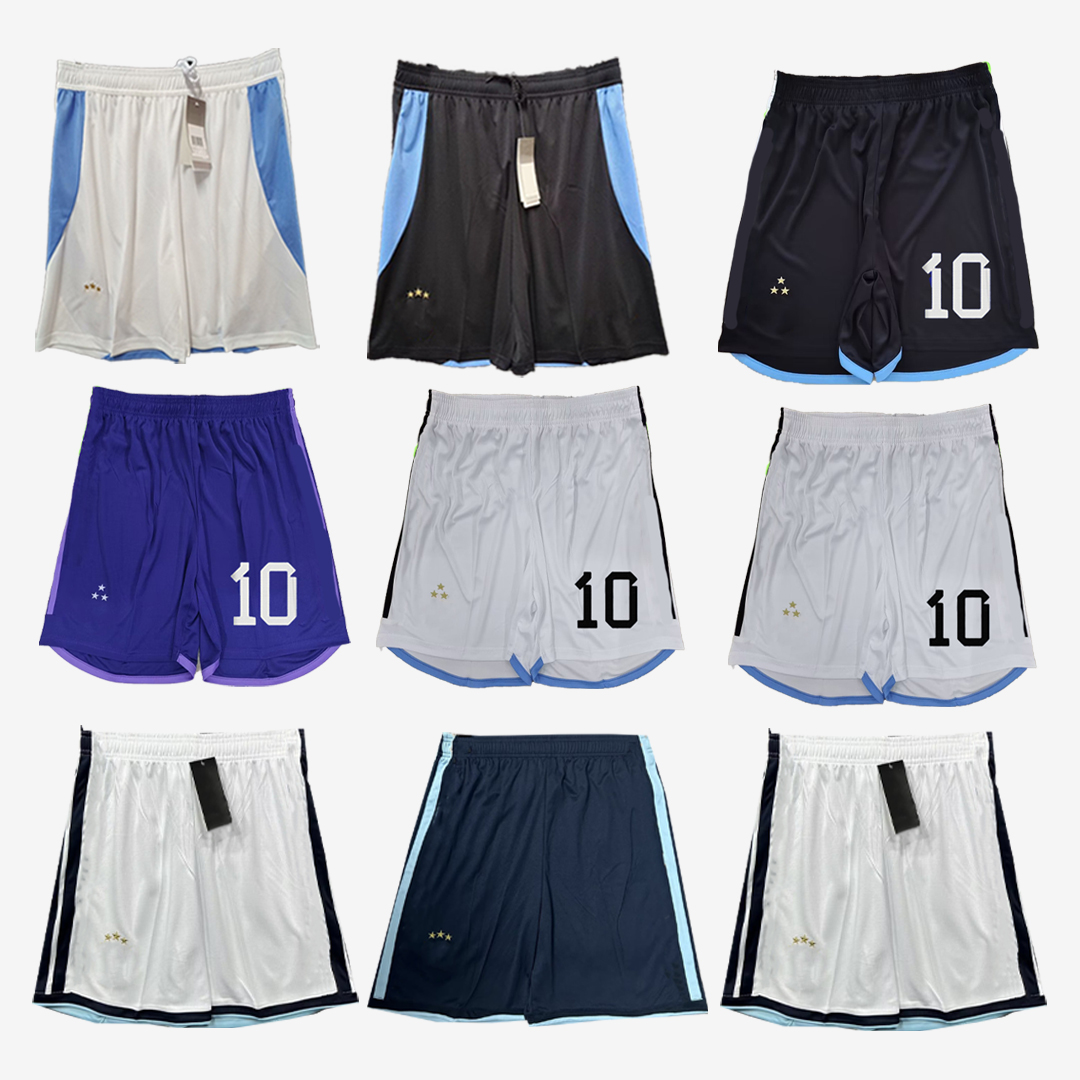 Argentina 2026 Home Soccer shorts 25 26 Fans Player Version MESSIS MAC ALLISTER DI MARIA MARTINEZ DE PAUL Men Kids kit Women Football pants 2025 home away