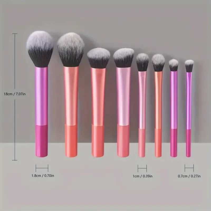 8pcs Makeup Brush Kit Soft Synthetic Hair Make Up Brushes Foundation Blush Eyeshadow Cosmetic Makeup ToolsT251205