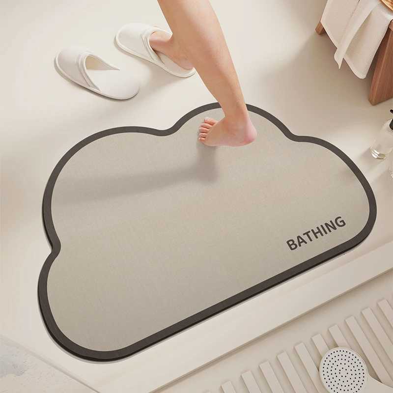 VIKAMA Bathroom Floor Mat Diatom Mud Anti-Slip Absorbent Mat Bathroom Toilet And Kitchen Door Mat Home Decoration H251205