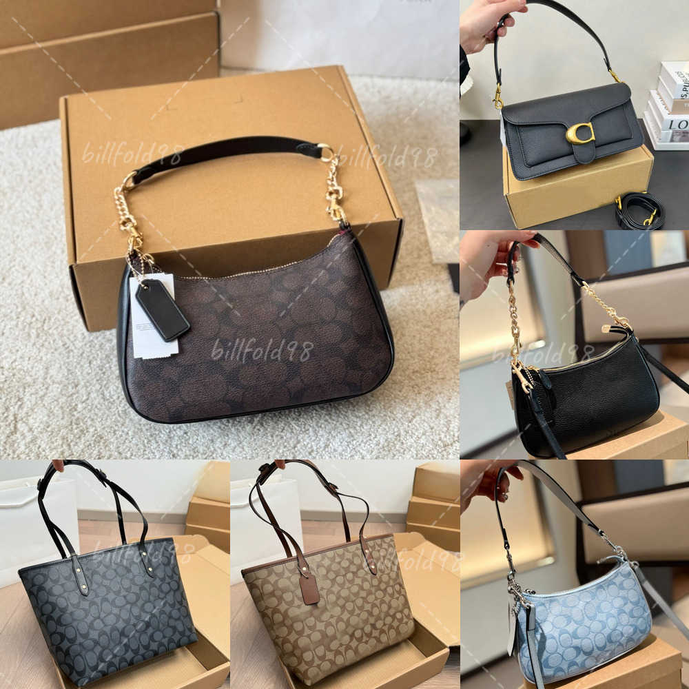 Shoulder Bags Fashion Designer Underarm Small Handbags Women Shoulder Teri Bag Half-moon Purses Ladies Baguette Chain Strap Flip Zipper Print Style Croissant Bags