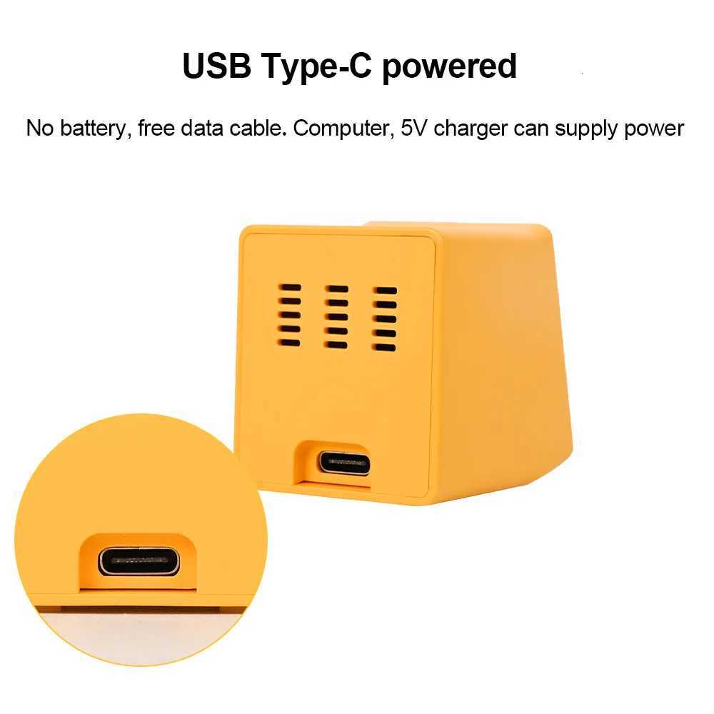 Small Portable Smart Wifi Weather Station Display Weather Temperature Humidity Time mini Alarm Clock Desktop Decoration M251205 - view 6