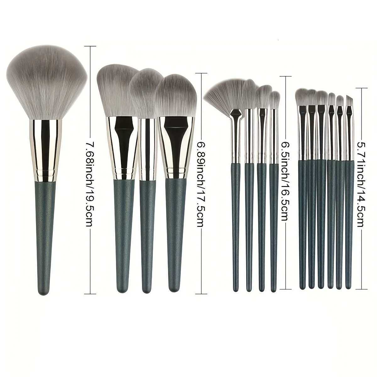 14 Piece Makeup Brush Set Soft Fluffy Eyeshadow Brush Concealer Brush Blush Makeup Brush Beauty Tool Makeup BrushT251205