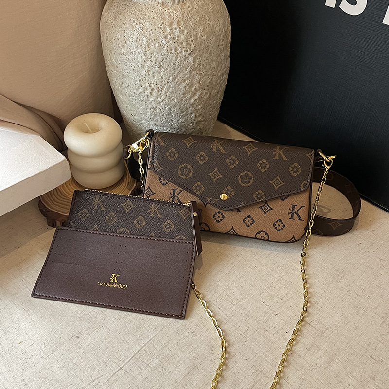 New Free Shipping Small Bag Women'S New Vintage Envelope Bag Chain Bag Fashion Shoulder Crossbody Bag 2025s hot