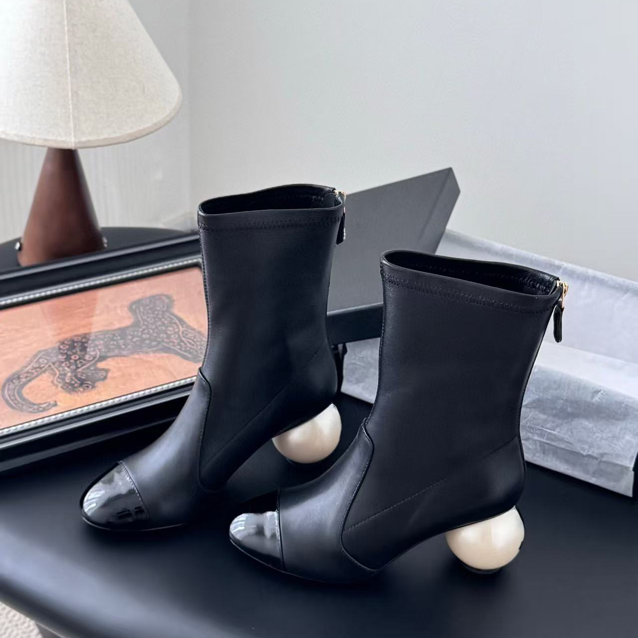 new mid calf boots pearl heel boots Thigh high boots desinger women over the knee tall boots knee high boots pearl heels fall winter boots ankle booties