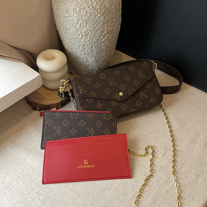 New Free Shipping Small Bag Women'S New Vintage Envelope Bag Chain Bag Fashion Shoulder Crossbody Bag 2025s hot